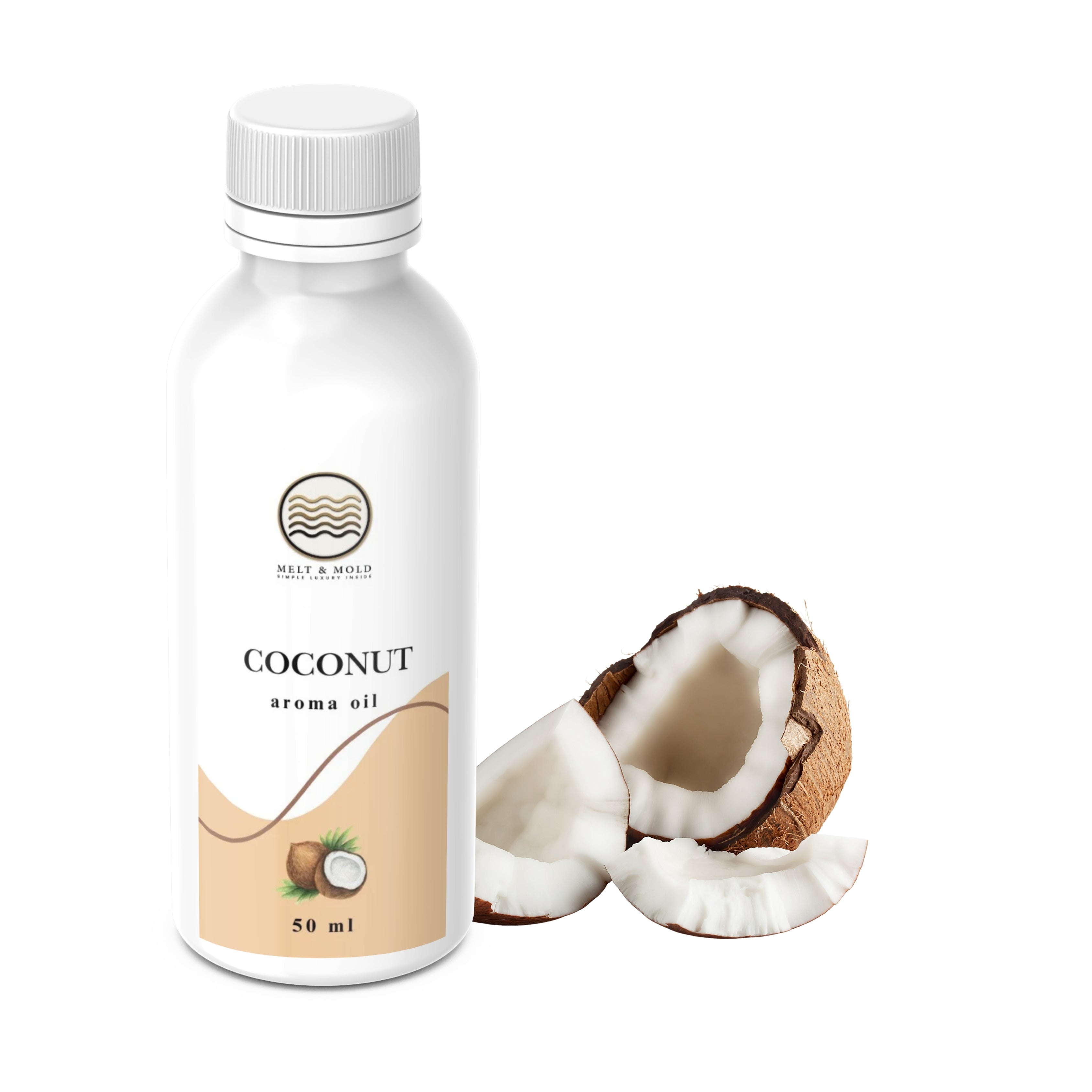 Coconut Fragrance Oil – Detail View | Melt & Mold