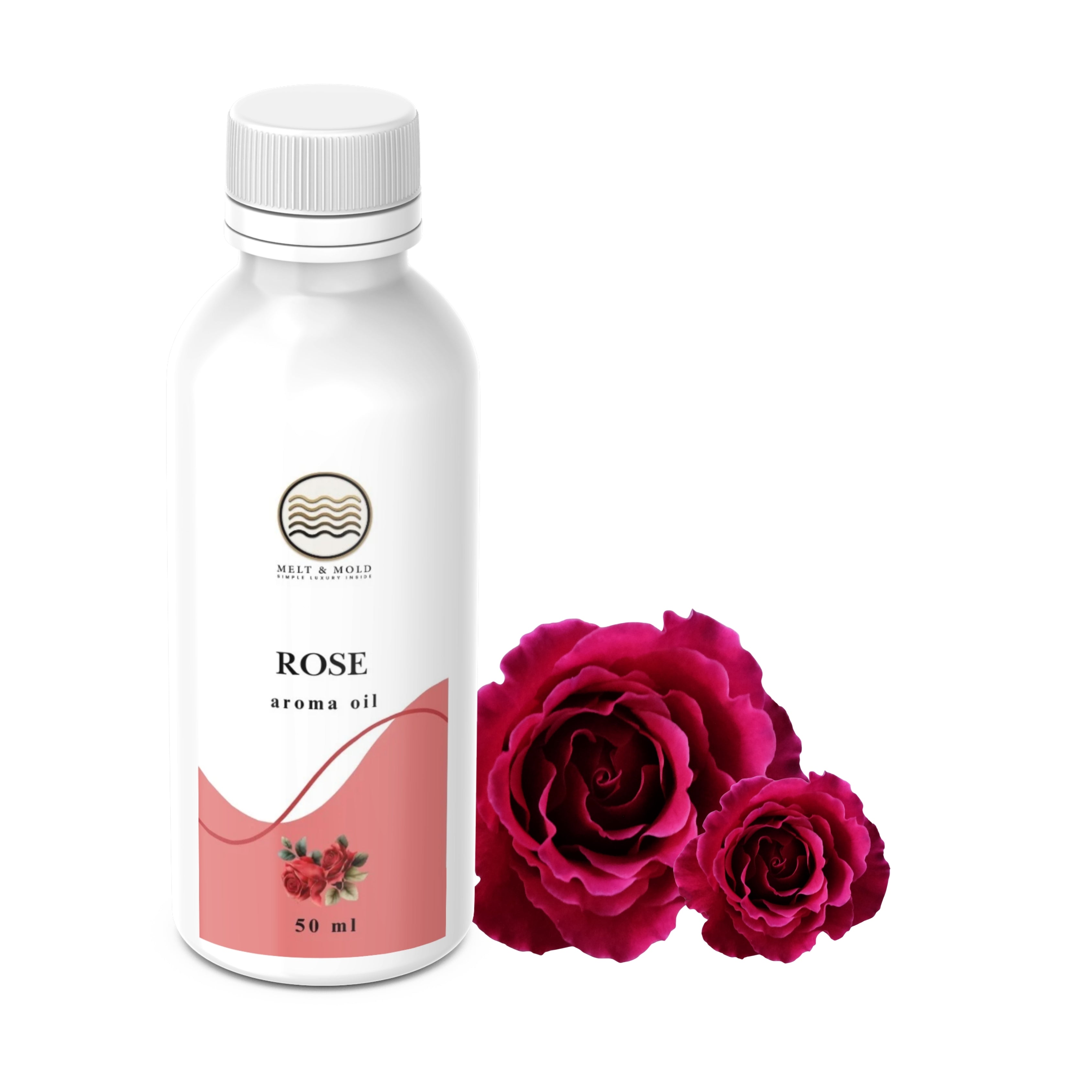 Rose Fragrance Oil – Detail View | Melt & Mold
