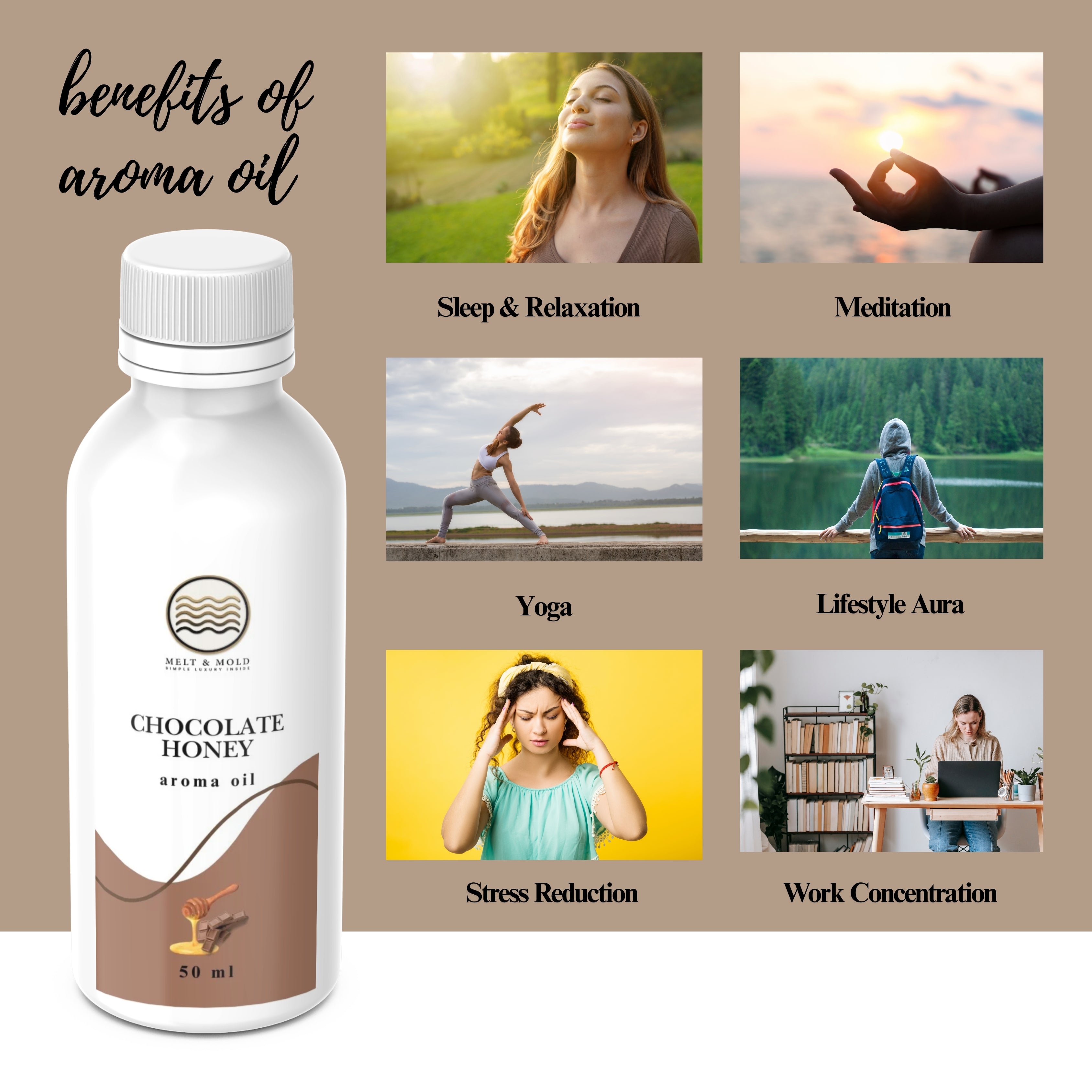 Chocolate honey fragrance oil lifestyle, sweet gourmand oil for DIY candle making