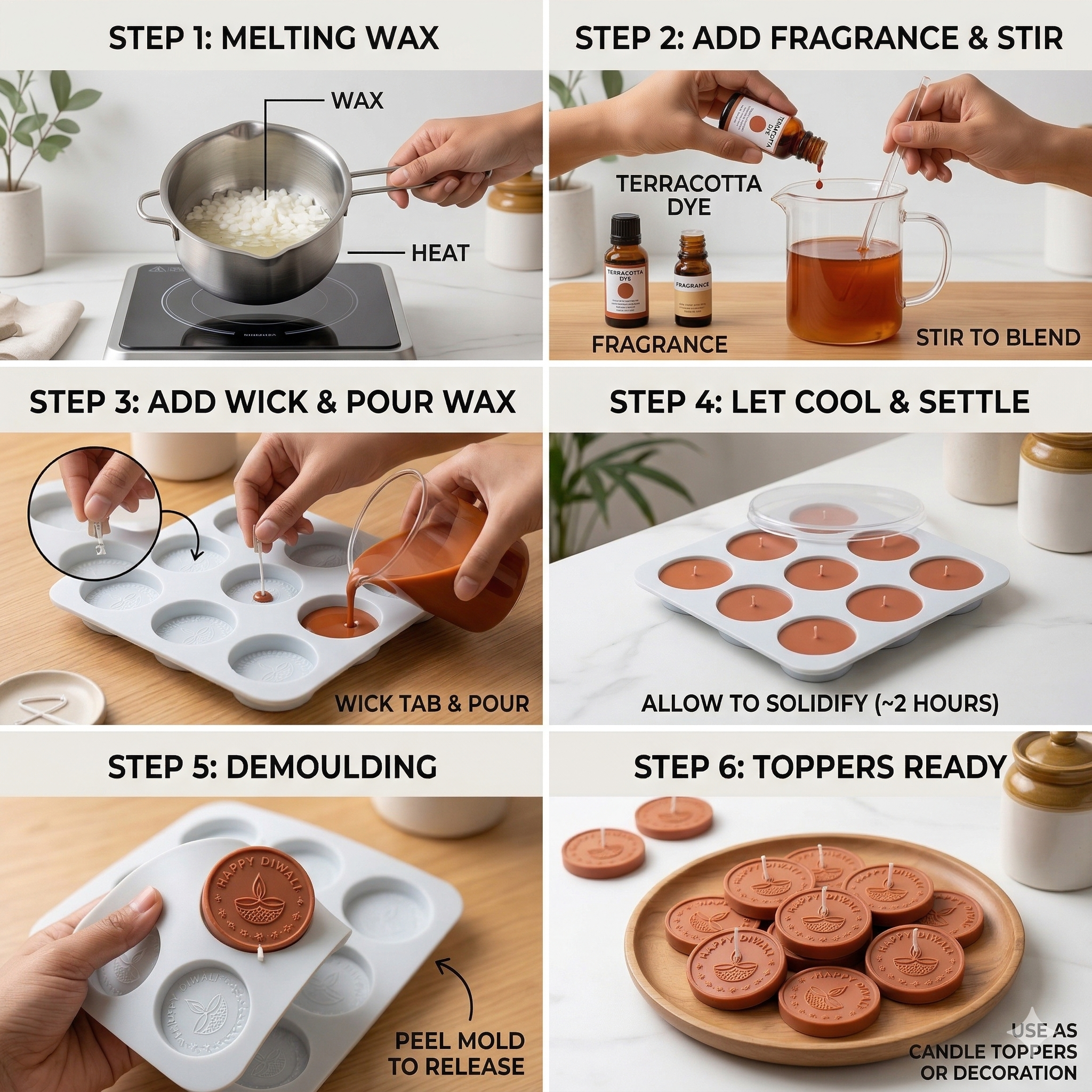 Multicavity Diwali Coin Mould – Lifestyle | Melt & Mold