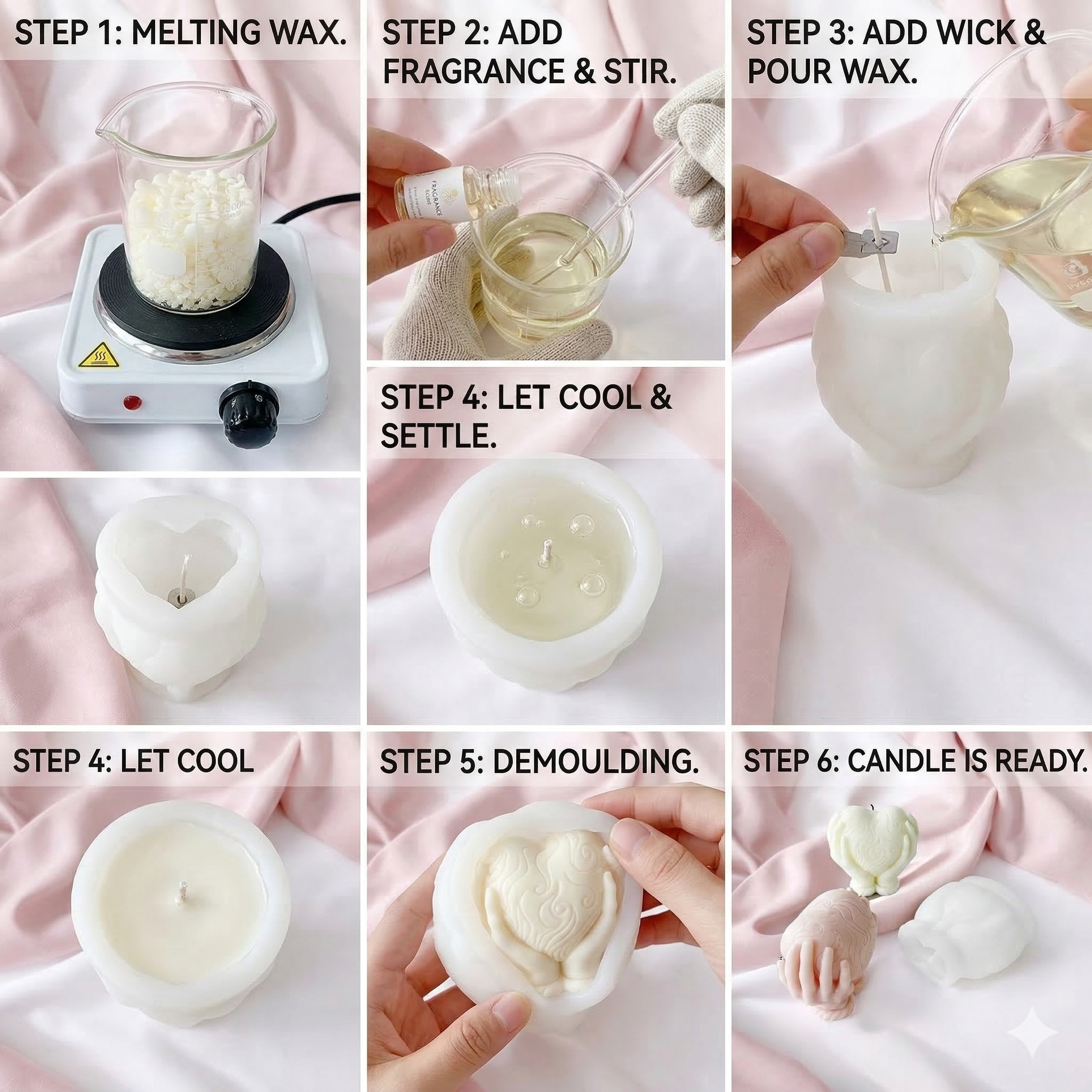 Holding Heart Silicone Mould – Lifestyle | Melt & Mold