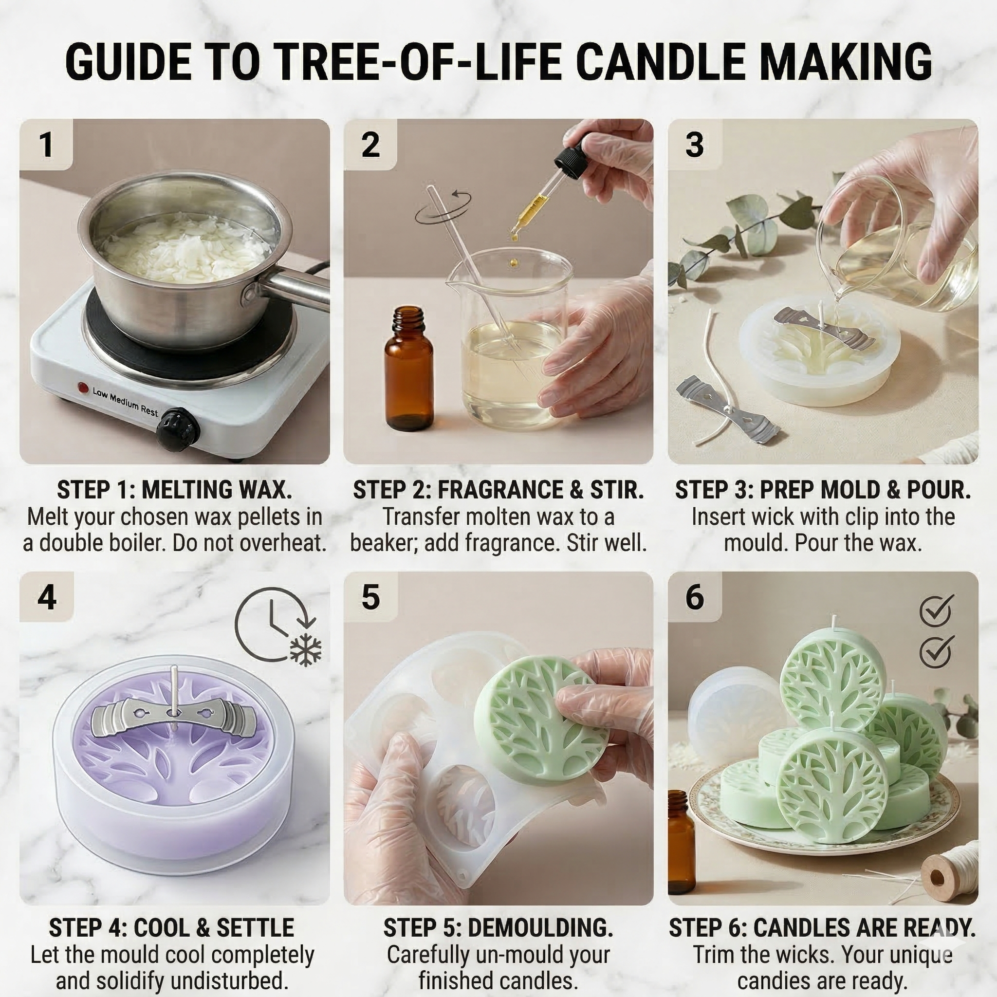 Tree Of Life Candle Silicone Mould – Lifestyle | Melt & Mold