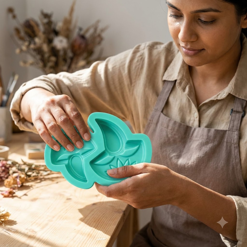 Twin Diya Mould