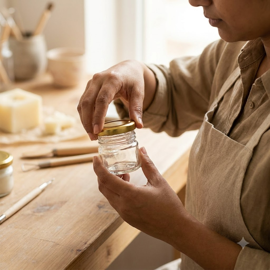 30ml Round Glass Jar