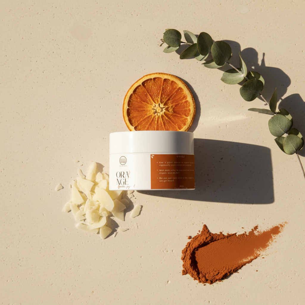Candle Pigment - Orange – Detail View | Melt & Mold