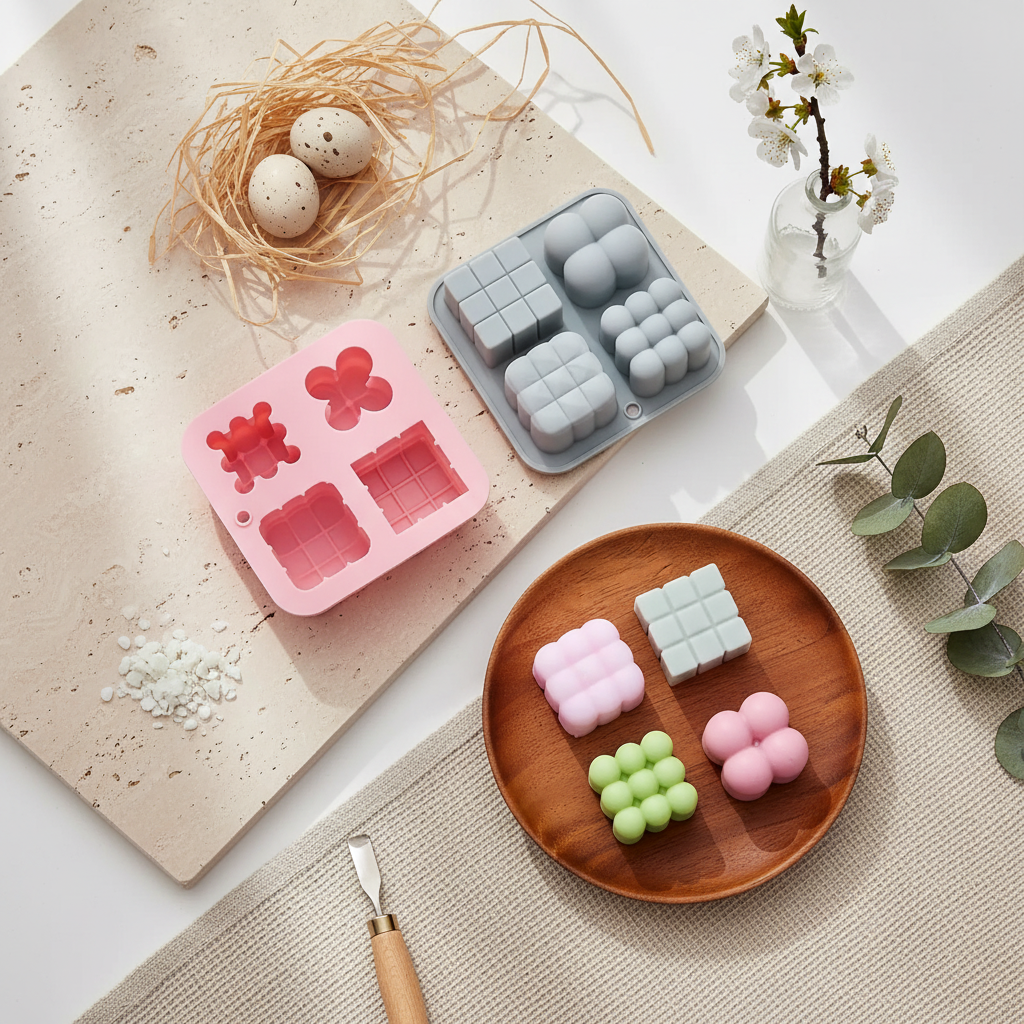 4 in 1 Assorted Small Candle Mould | Melt & Mold