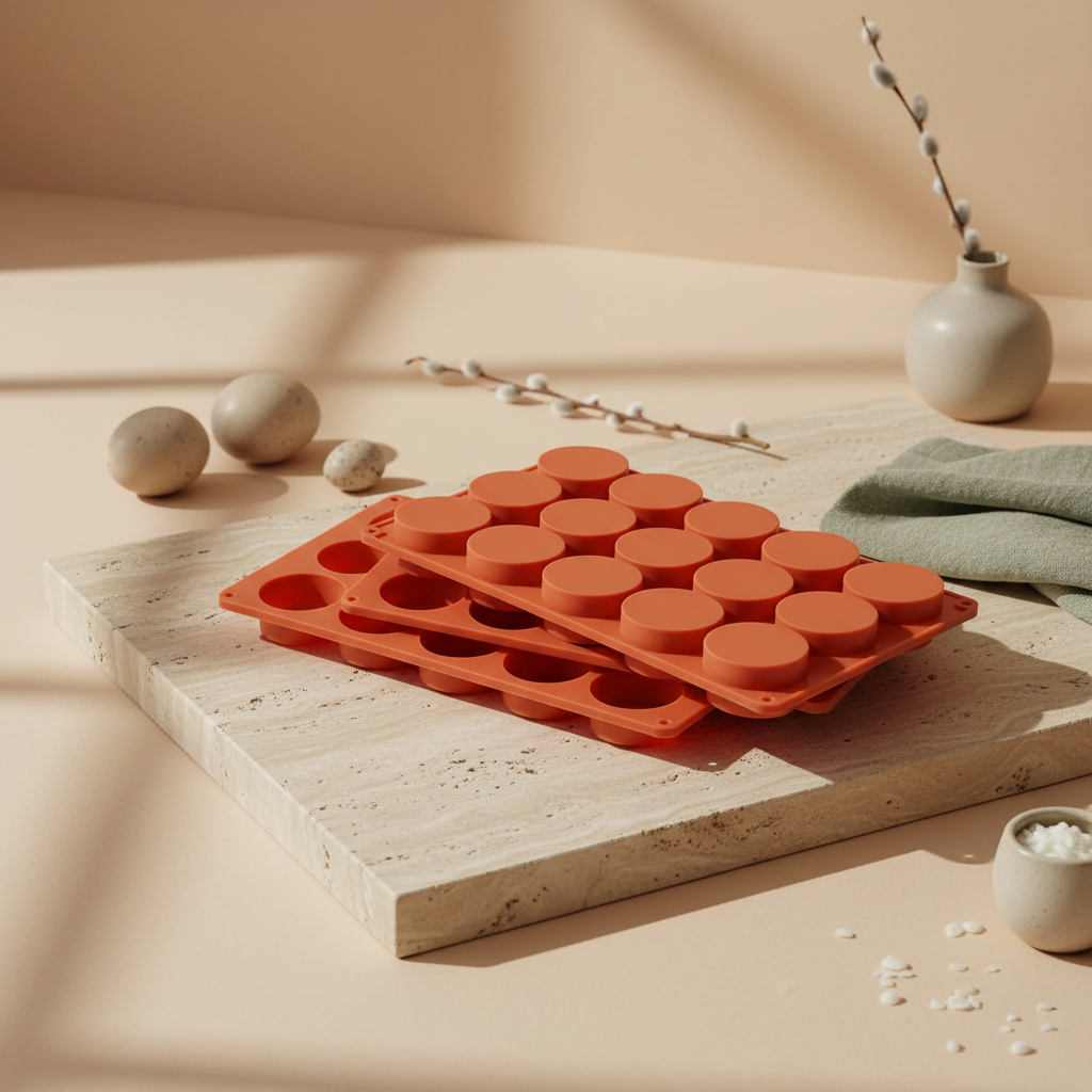 Round Silicone Mould – Close-Up | Melt & Mold