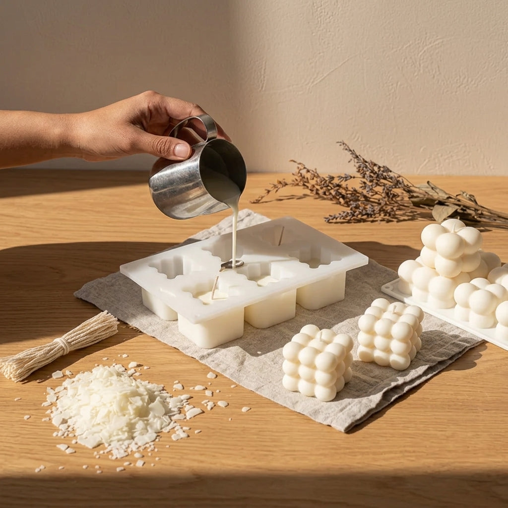Bubble Candle Moulds Combo – Product View | Melt & Mold