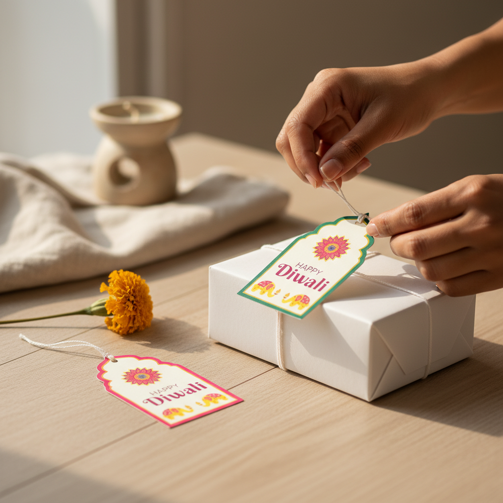 Diwali Tags- Pack Of 10 (Assorted Colors) – Product View | Melt & Mold
