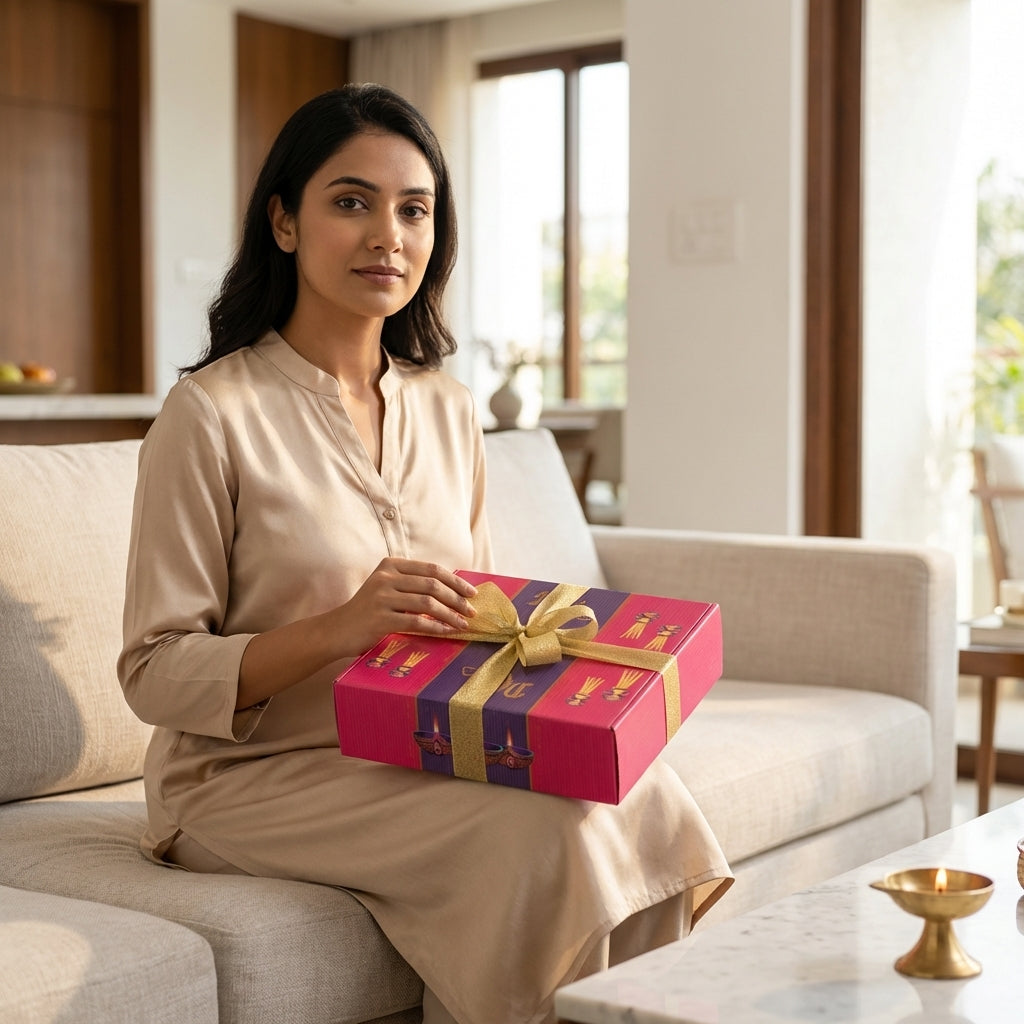 Diwali Gift Box – Detail View | Melt & Mold
