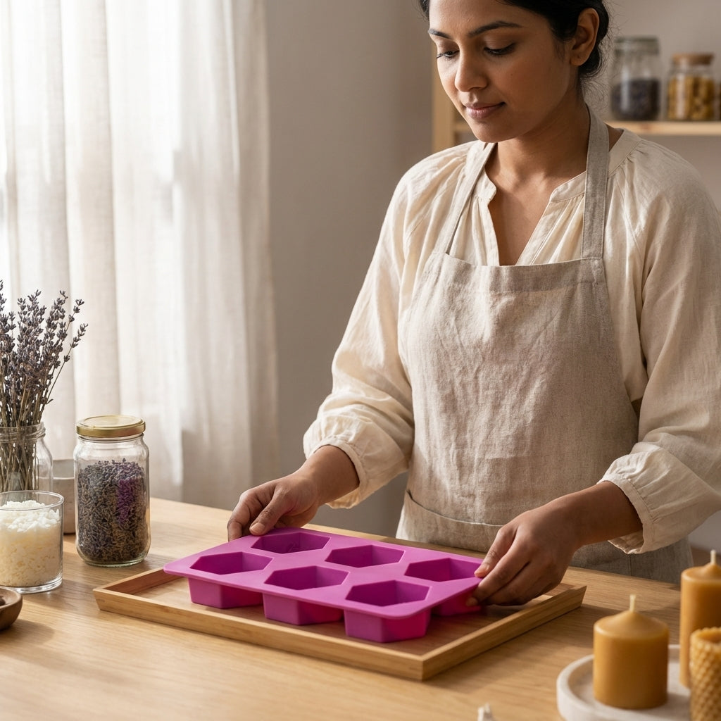 Honeycomb Soap Mold – Close-Up | Melt & Mold