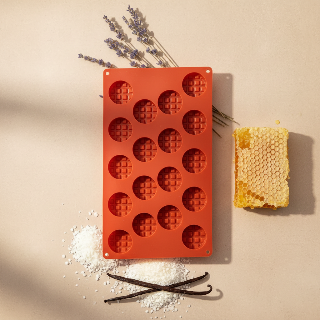 Mini Waffle Mould | Melt & Mold