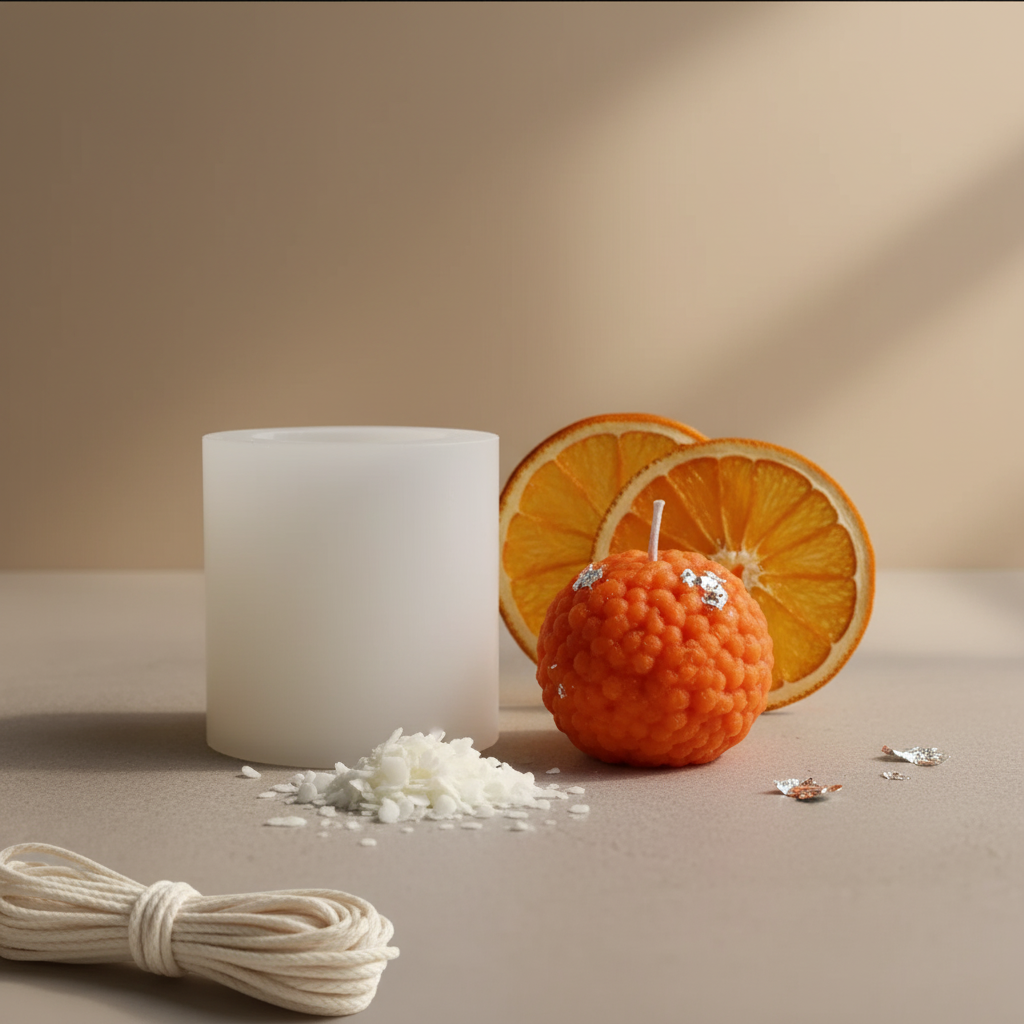 Ladoo Candle Mould - Single Cavity | Melt & Mold