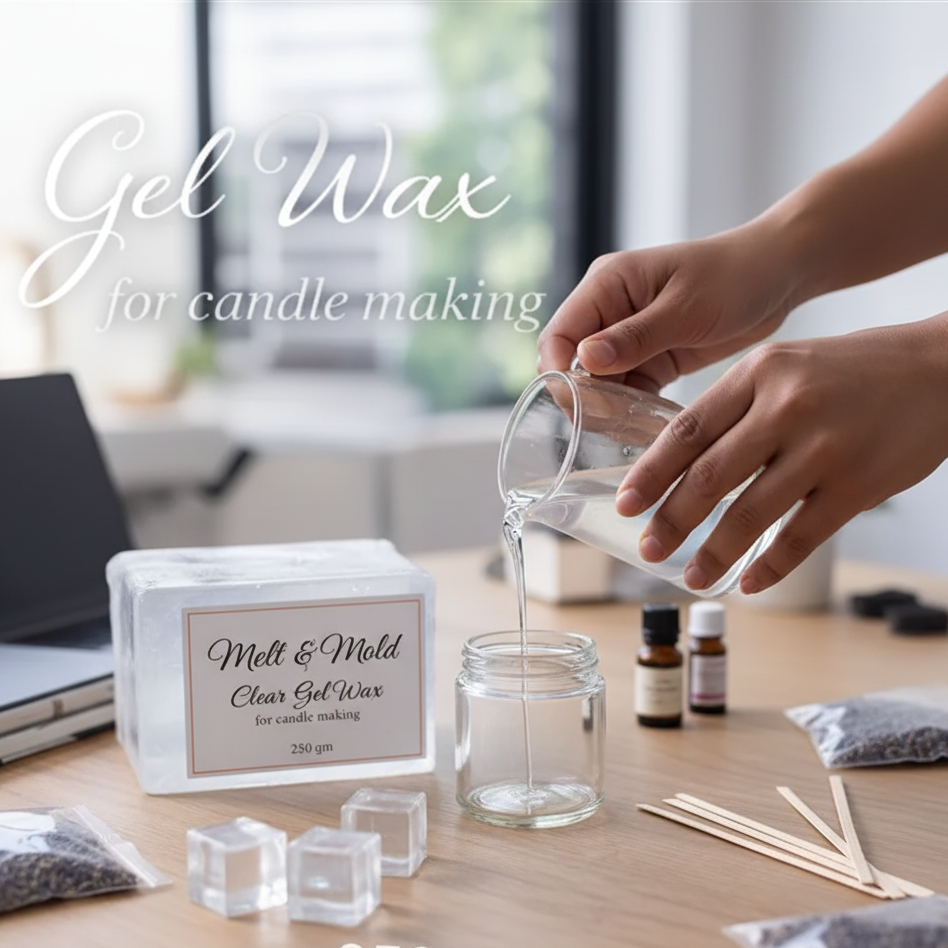 Gel wax for Candle Making – Product View | Melt & Mold