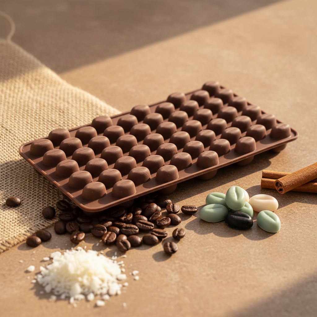 Coffee Bean Silicone Mould | Melt & Mold