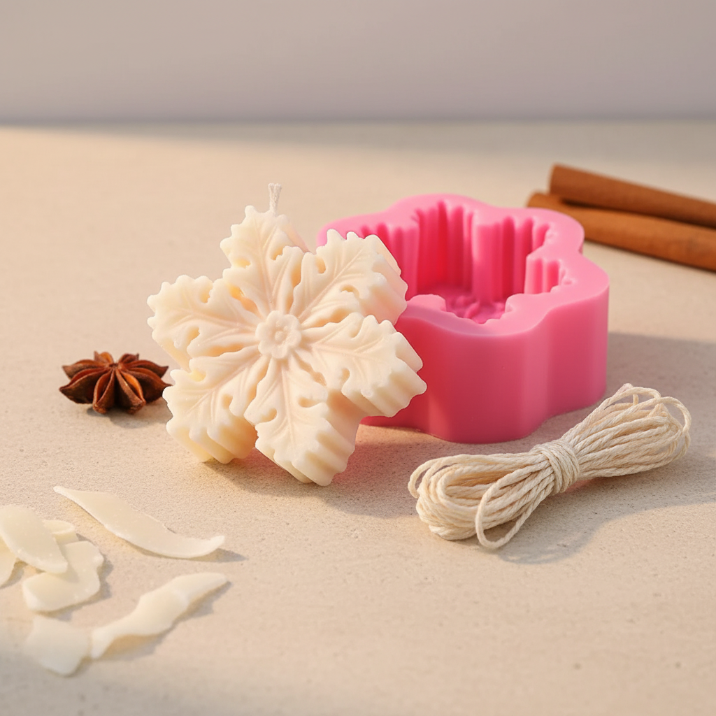 Snowflake Silicone Mould – Lifestyle | Melt & Mold
