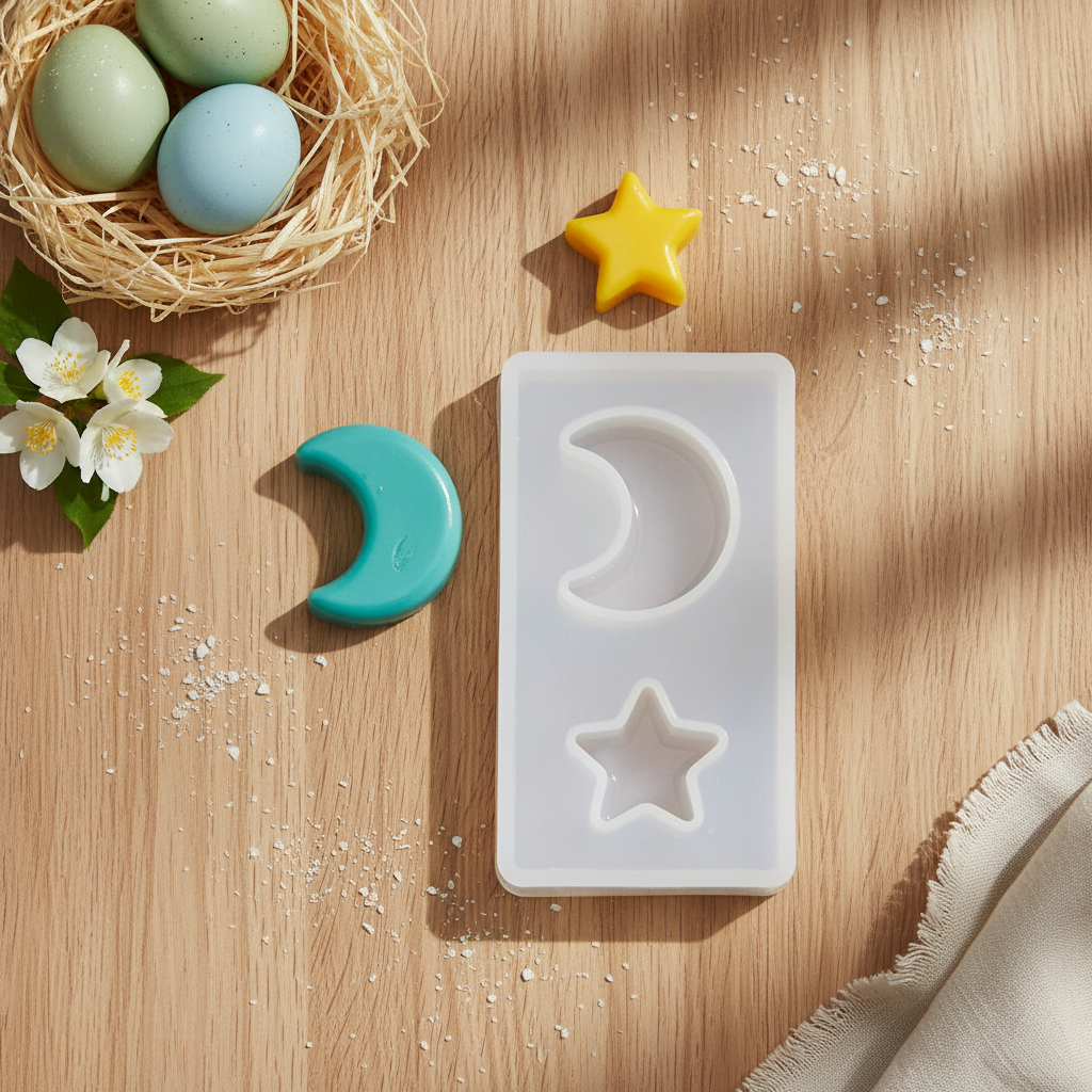 Sun & Moon Mini Mould – Product View | Melt & Mold