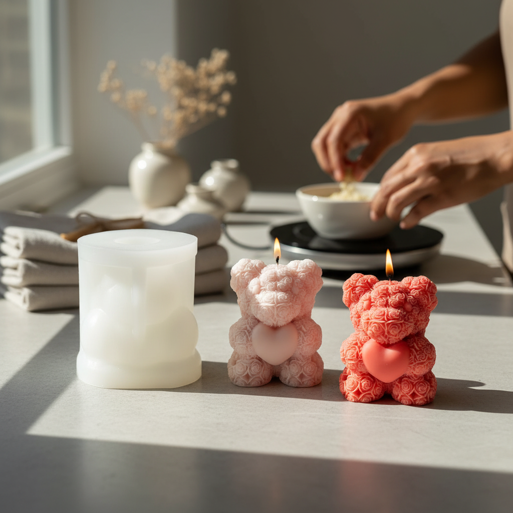 Teddy Silicone Mould – Product View | Melt & Mold