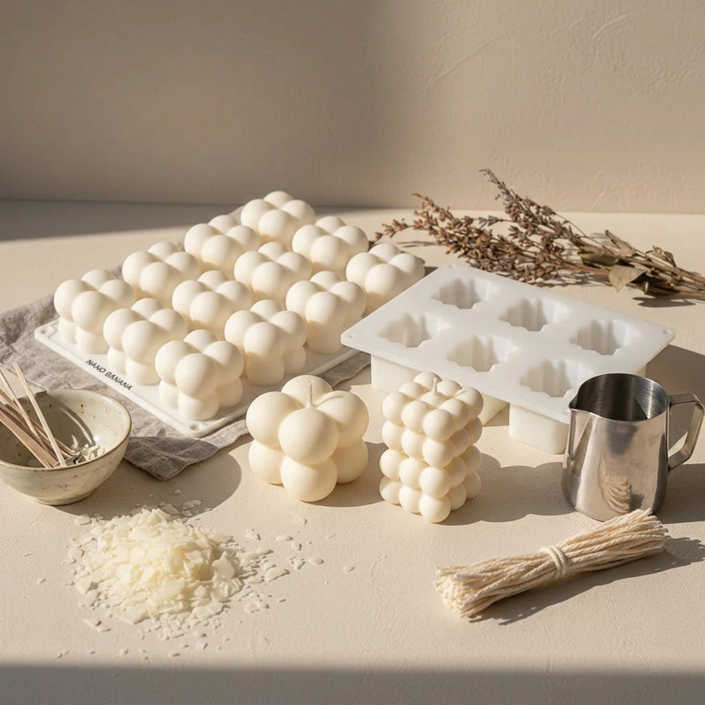 Bubble Candle Moulds Combo | Melt & Mold