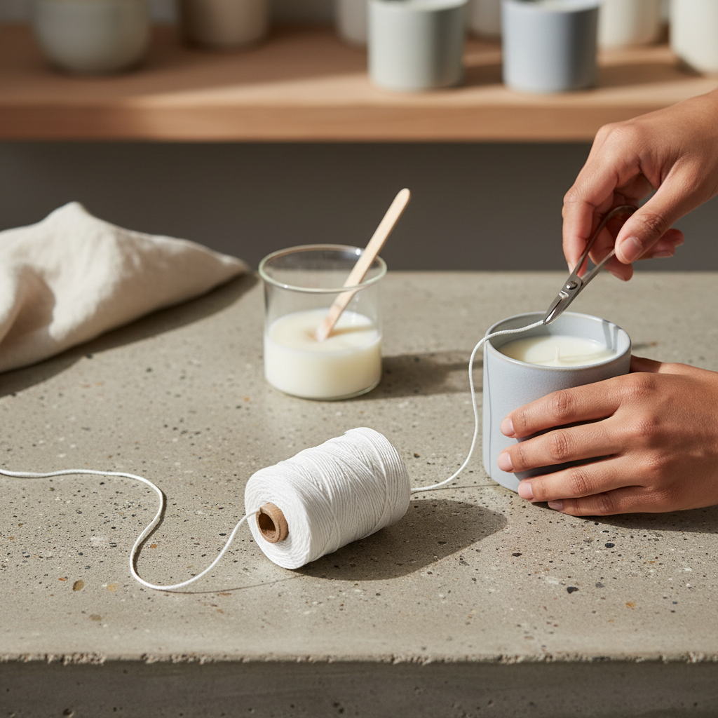 Candle Wick Roll 100 GMS – Detail View | Melt & Mold