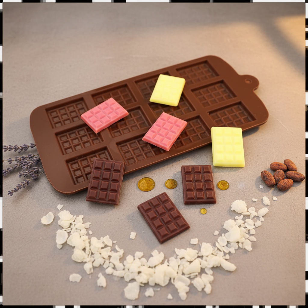 Mini Chocolate Cavity Mould – Close-Up | Melt & Mold