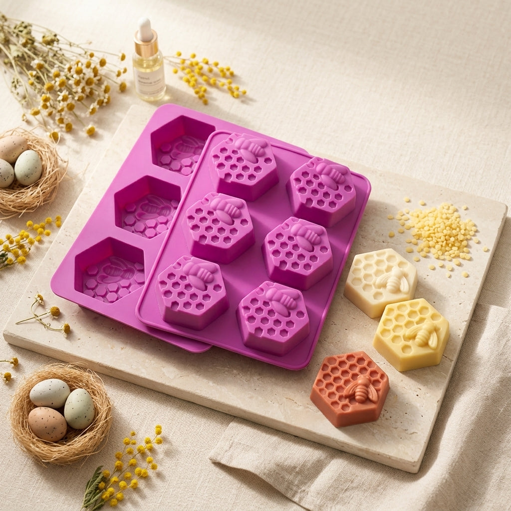 Honeycomb Soap Mold – Product View | Melt & Mold