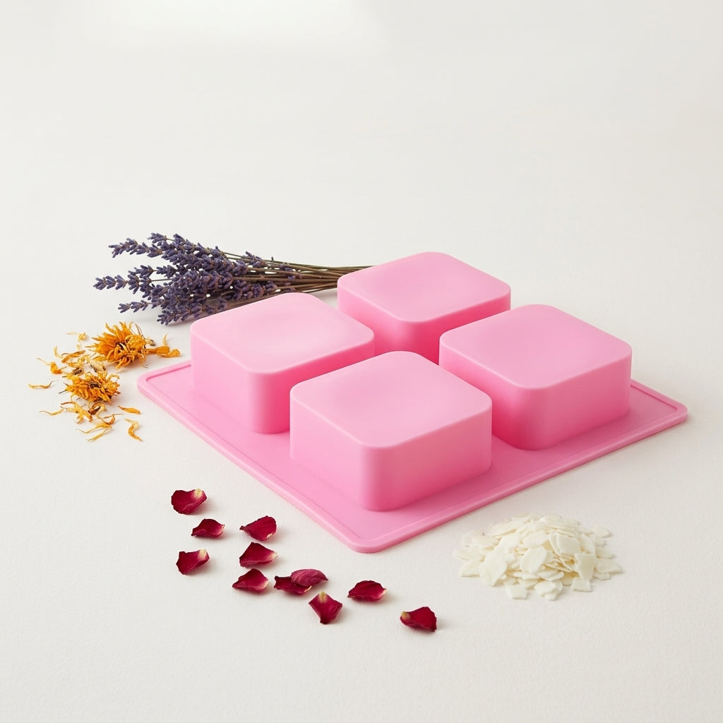 Square Soap Mold – Detail View | Melt & Mold