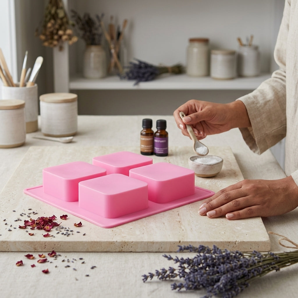 Square Soap Mold – Product View | Melt & Mold