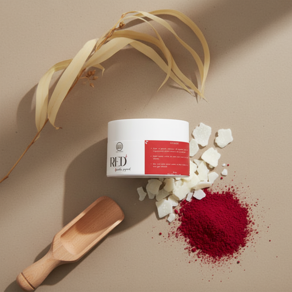 Candle Pigment - Red – Detail View | Melt & Mold