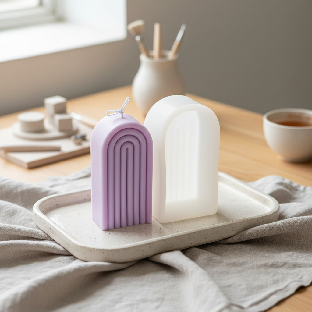 Rainbow Silicone Mould – Product View | Melt & Mold
