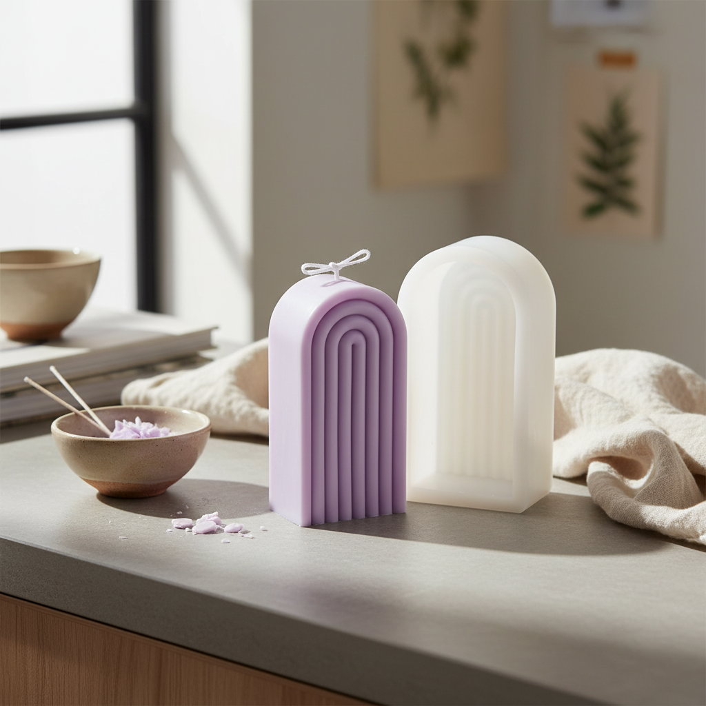 Rainbow Silicone Mould | Melt & Mold