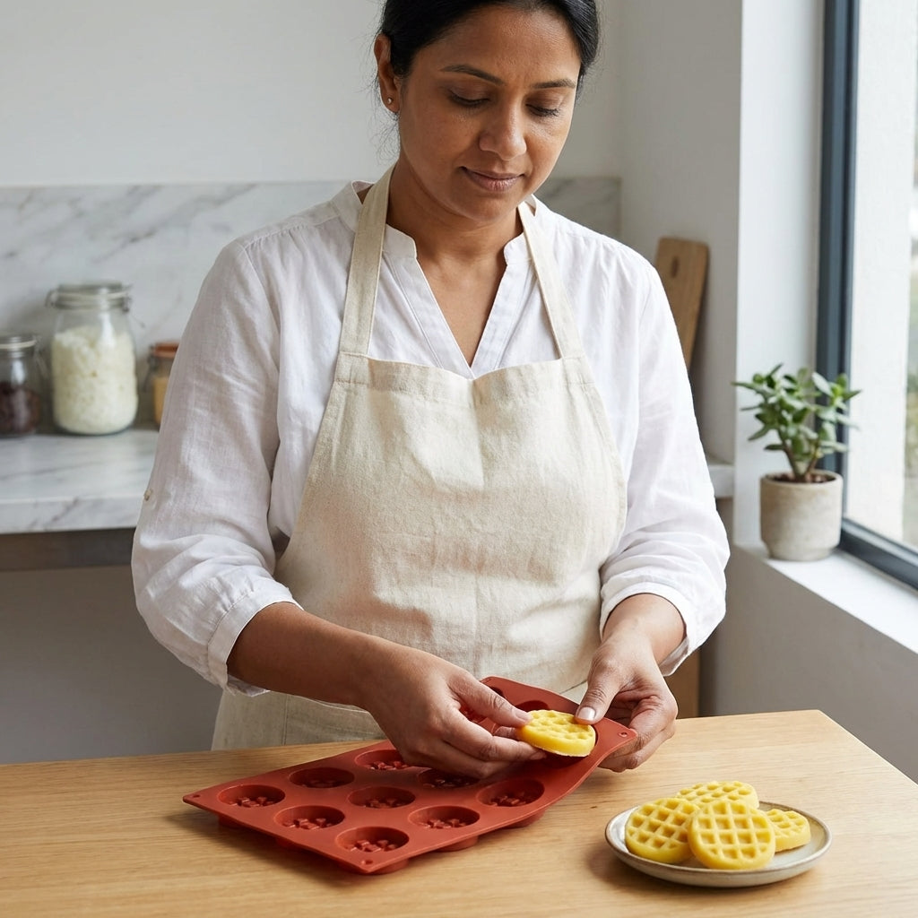 Mini Waffle Mould – Product View | Melt & Mold