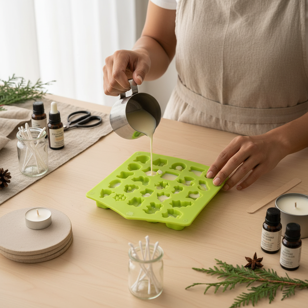 Multicavity Christmas Mould – Detail View | Melt & Mold