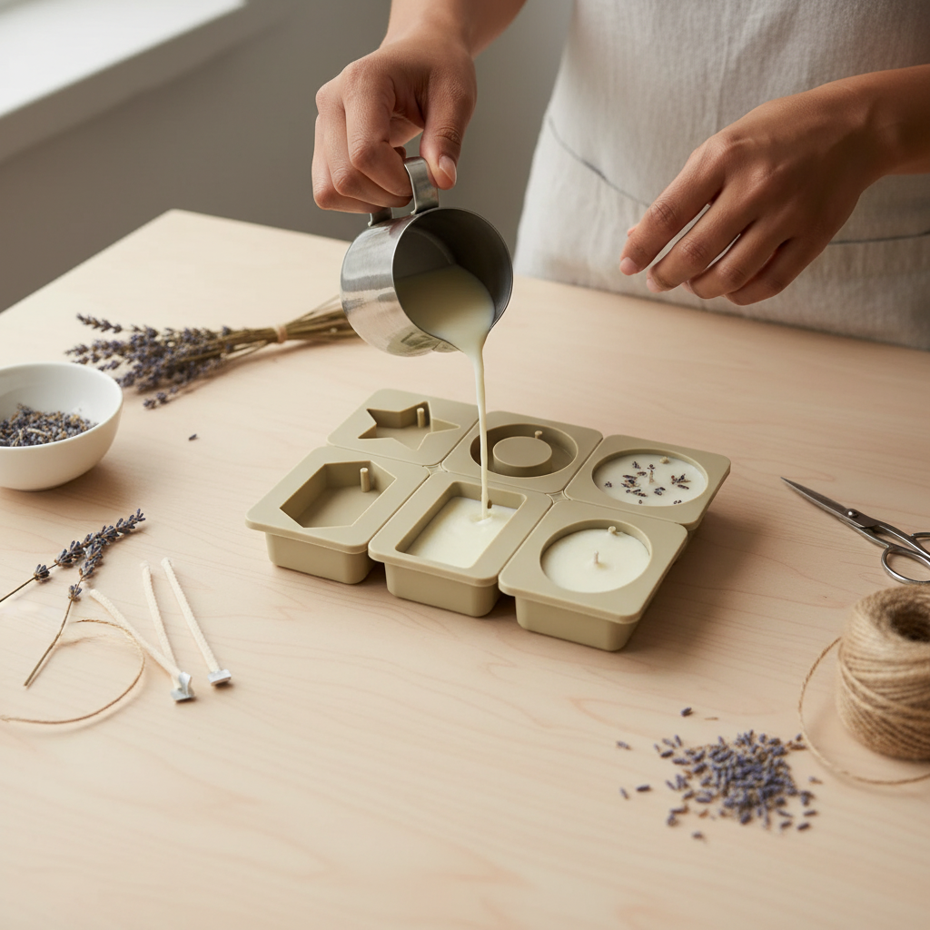 Wax Sachet Mould – Close-Up | Melt & Mold