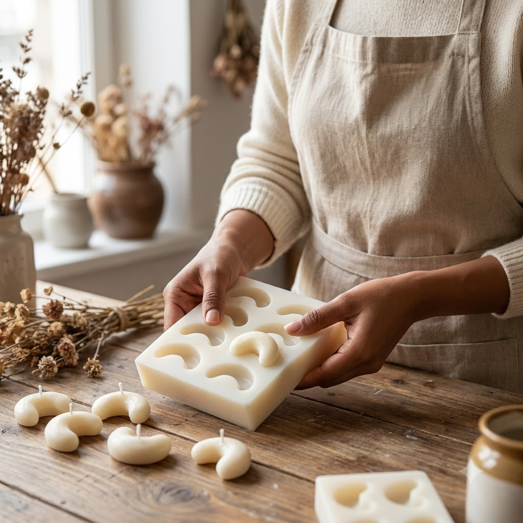 8 Cavity Cashew Mould