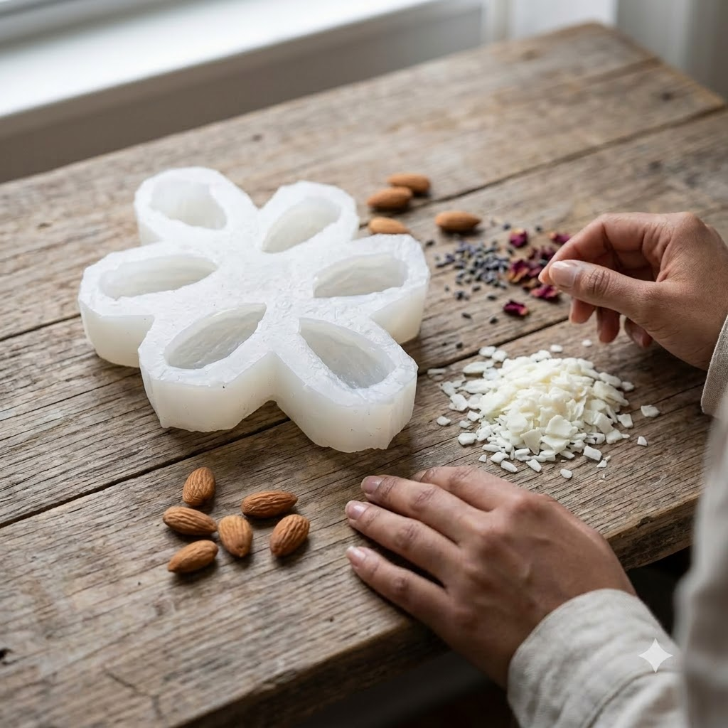 5 Cavity Almond Mould