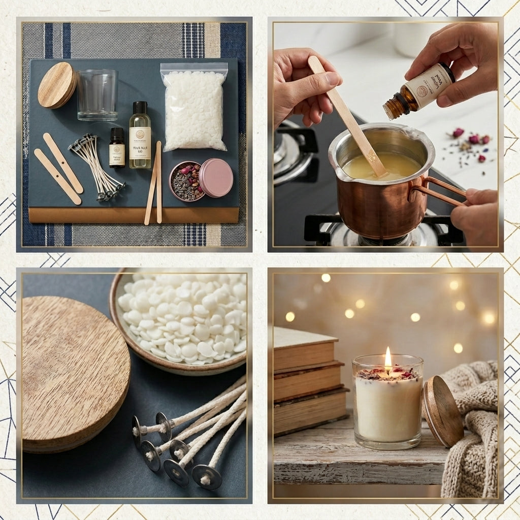 Scented Candle DIY Kit – detail view