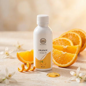 Orange fragrance oil for candle making, fresh citrus scent 30ml bottle India