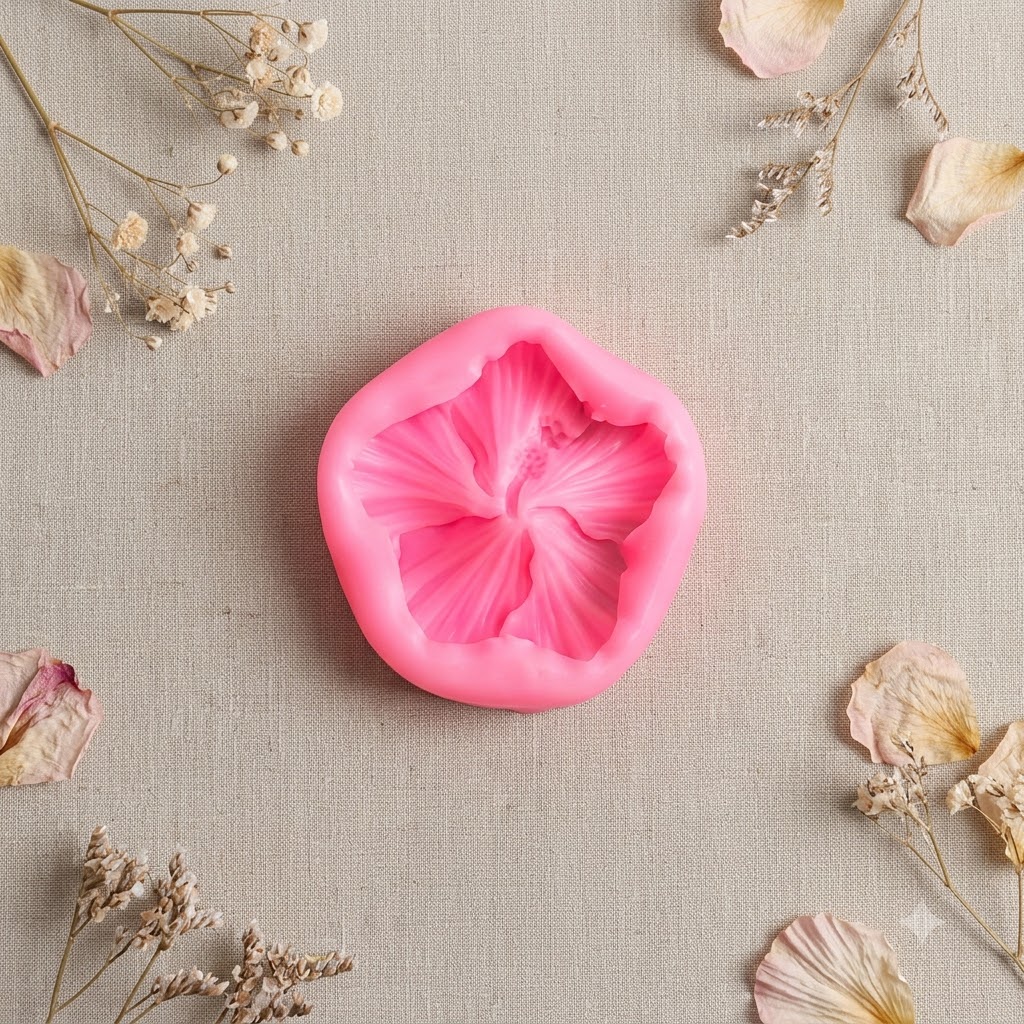 Tiny Hibiscus Flower Mould