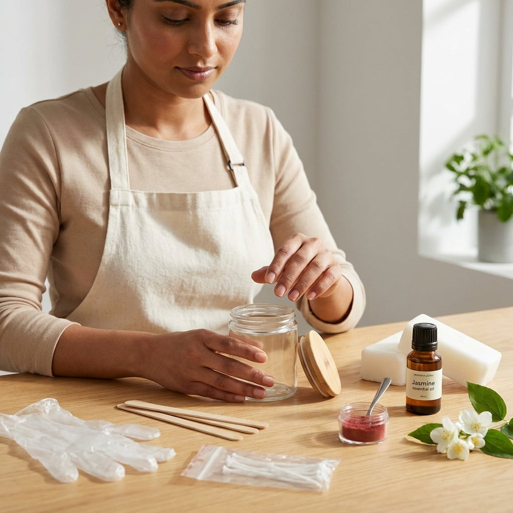 Scented Candle DIY Kit – angle view