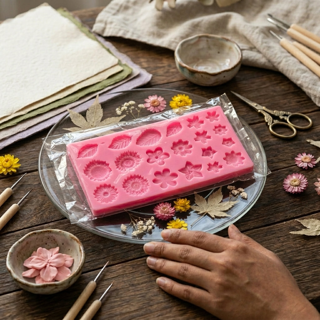 Multicavity Botanical Mould – top view