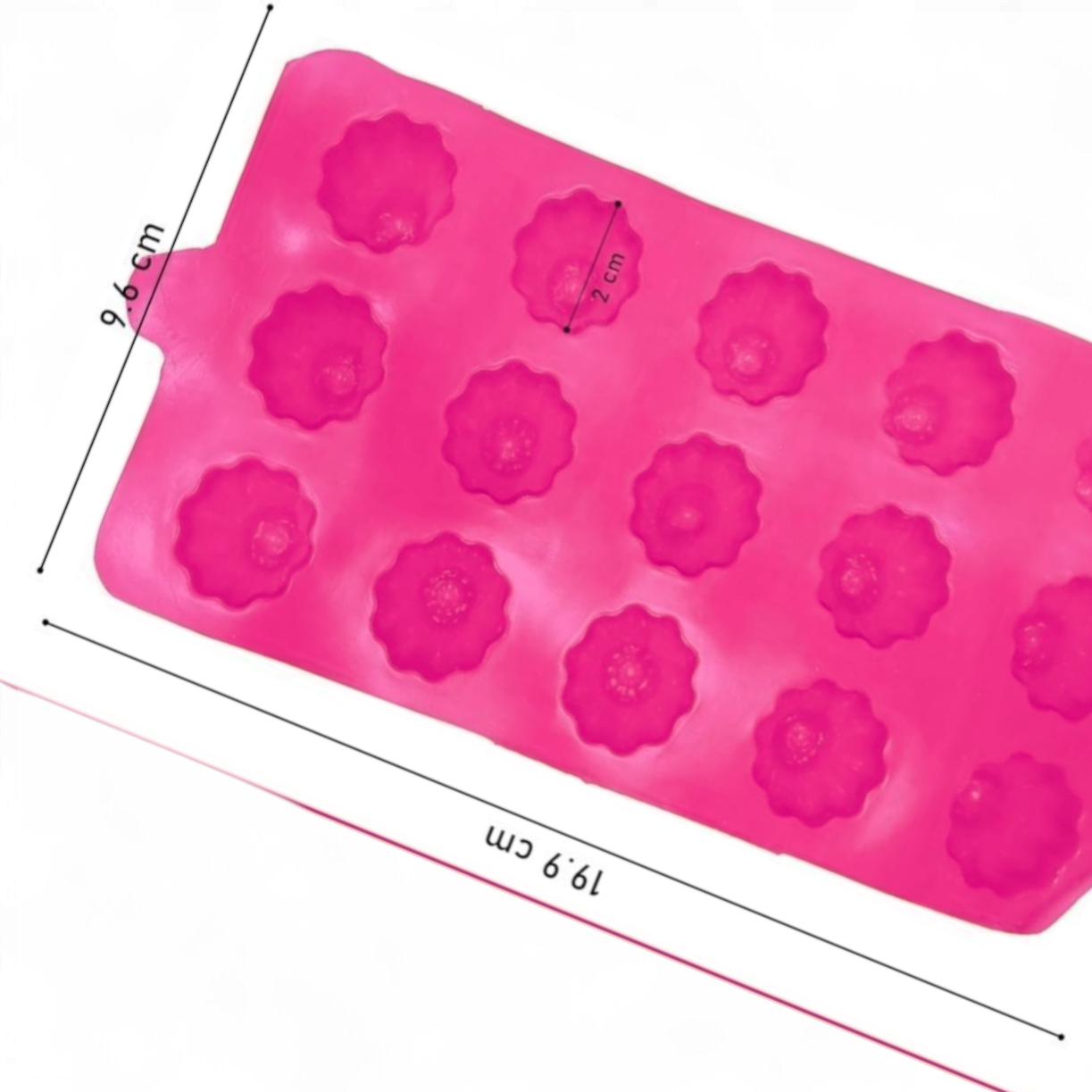 15 Cavity Modak Mould – Detail View | Melt & Mold