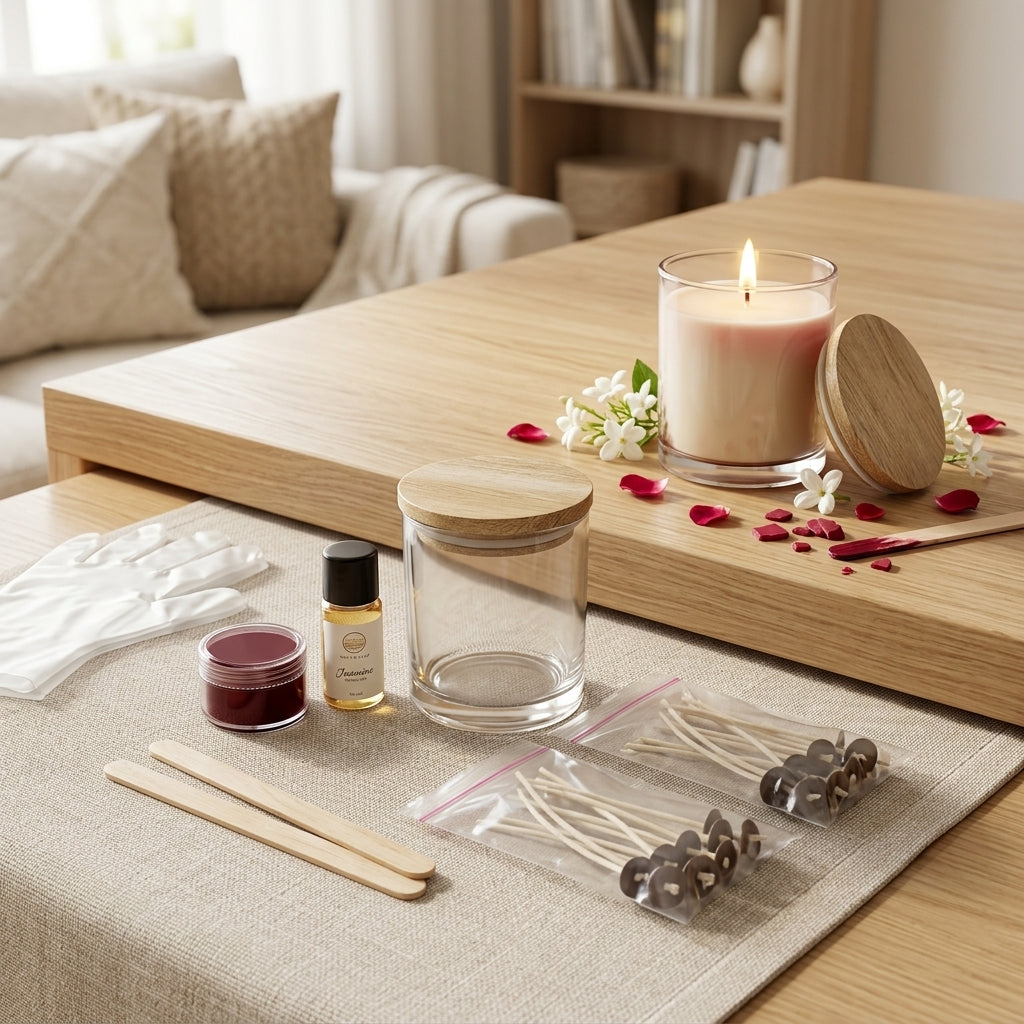 Scented Candle DIY Kit – close-up view