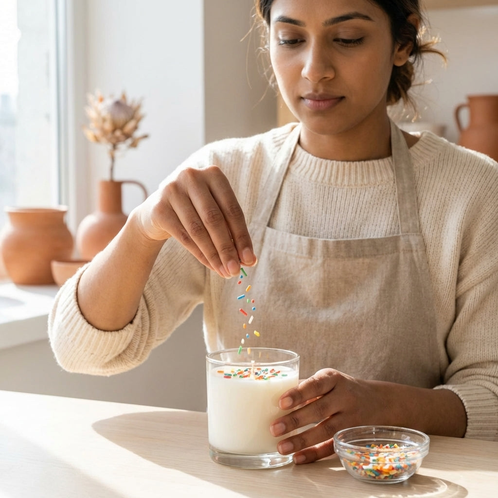 Rainbow Sprinkles for Candle Making – 35-40g – detail view
