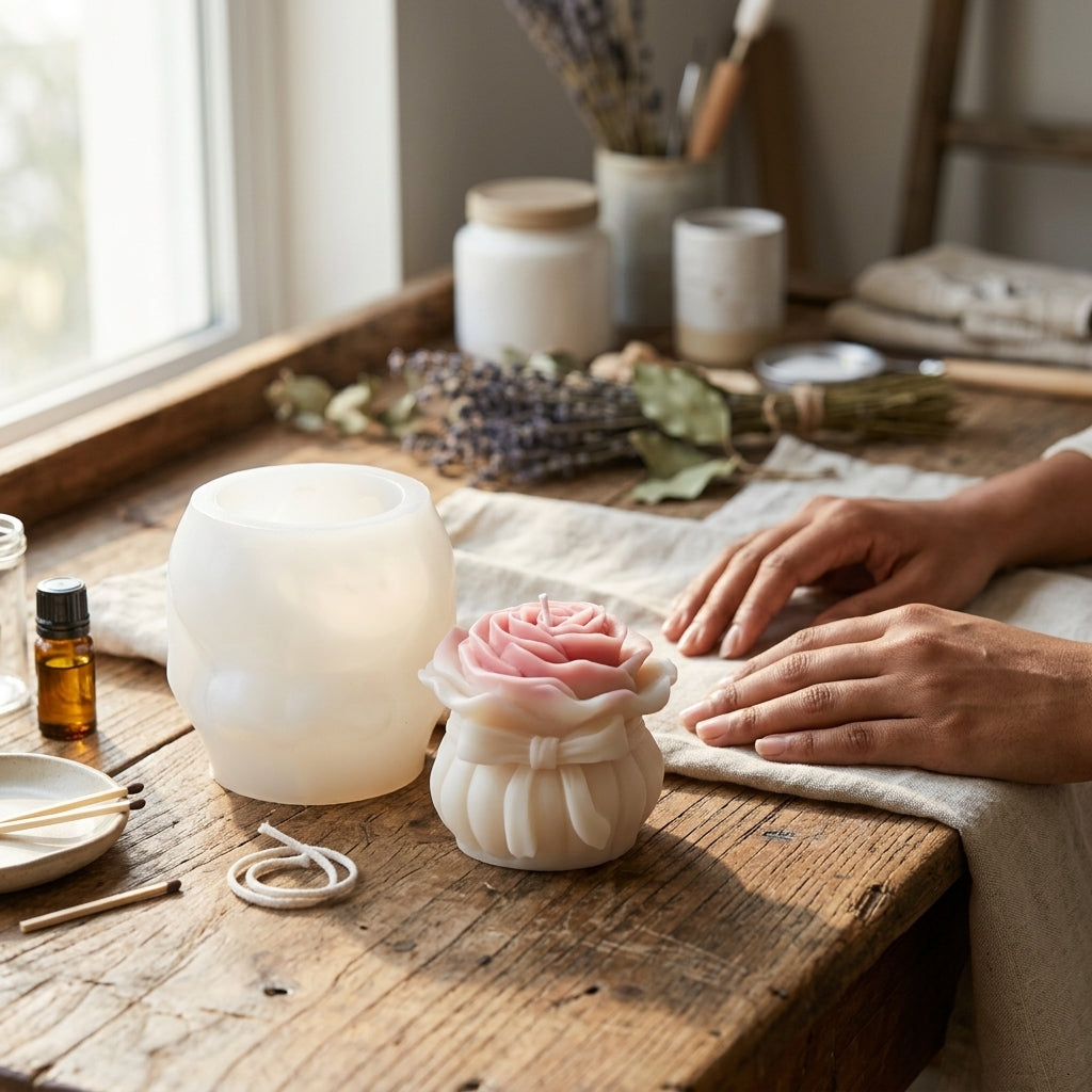 Rose Bouquet Mould – front view