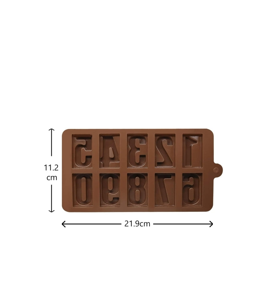 Number Mould – Detail View | Melt & Mold