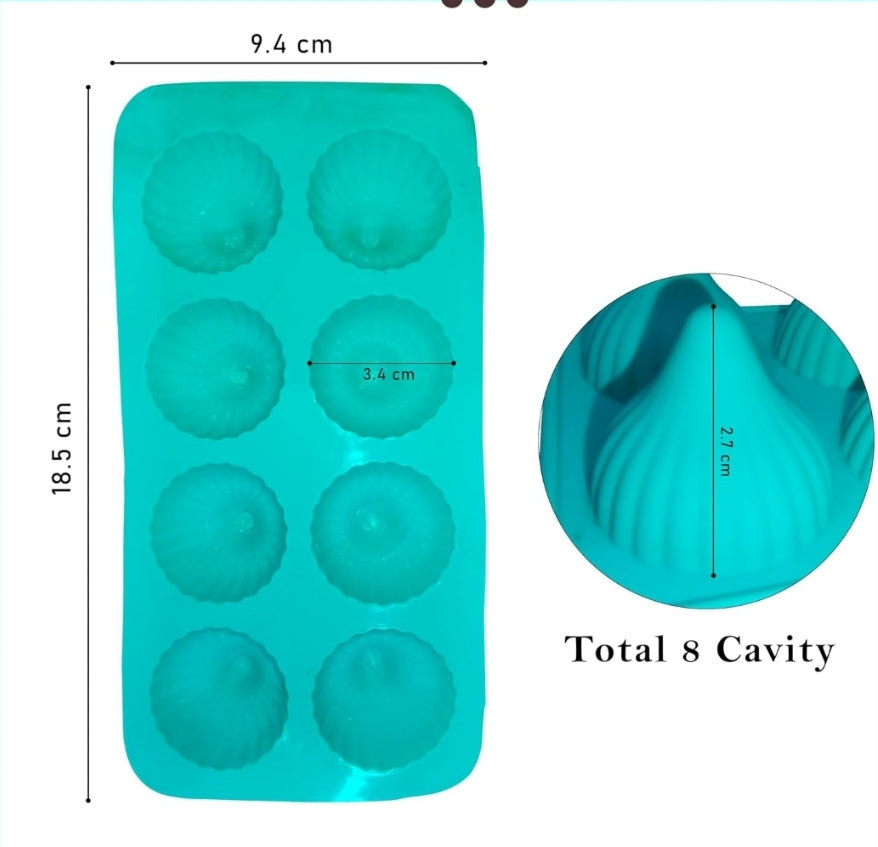 Modak Candle Mould – Detail View | Melt & Mold