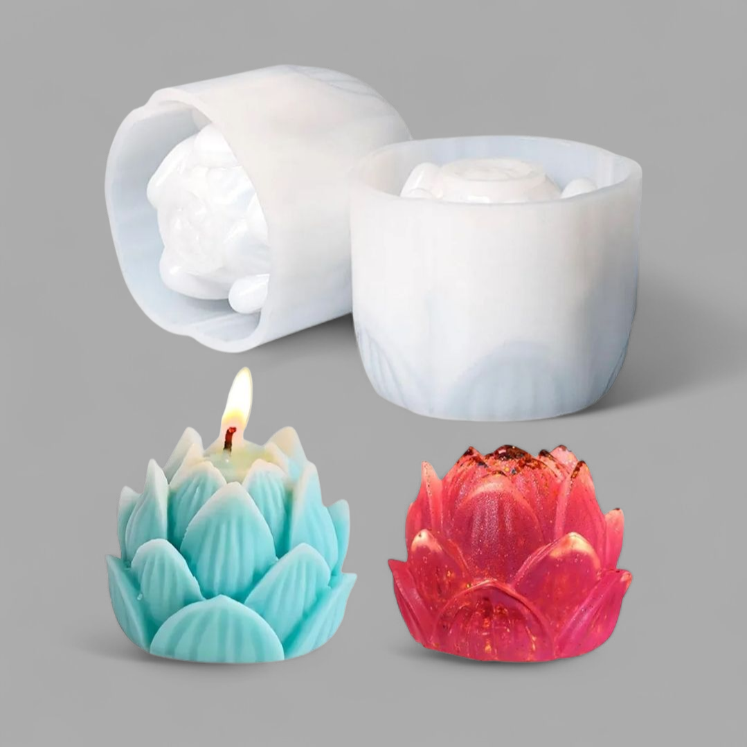 Lotus Silicone Mould β Product View | Melt & Mold