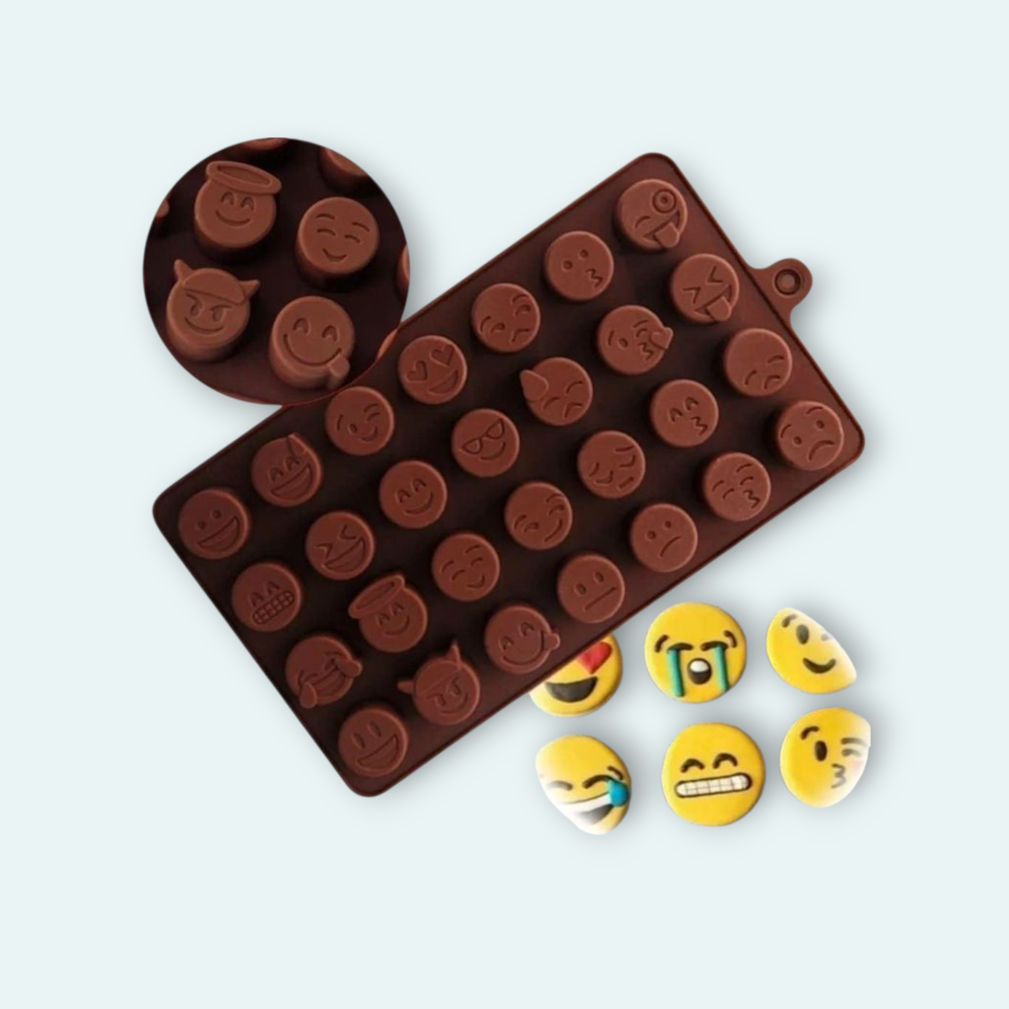 Emoji Mould – Detail View | Melt & Mold