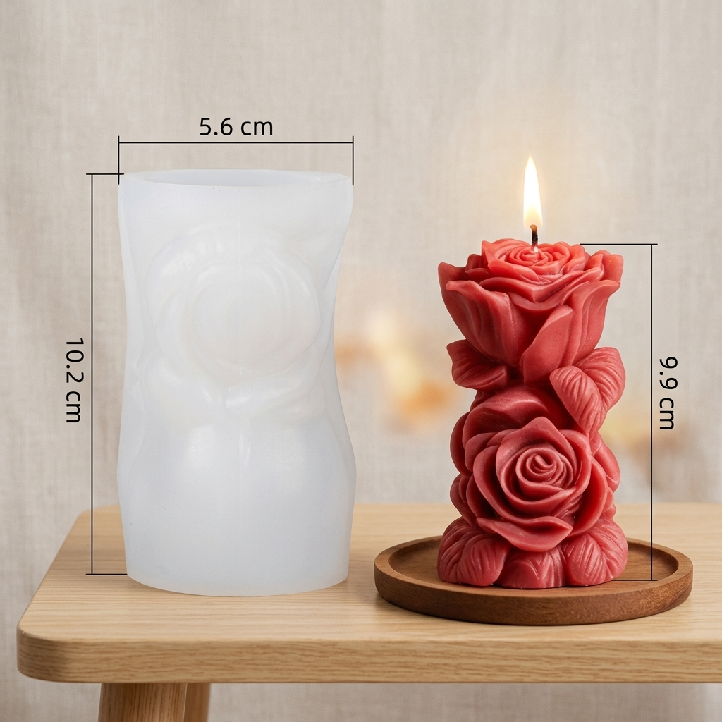 Rose Pillar Mould
